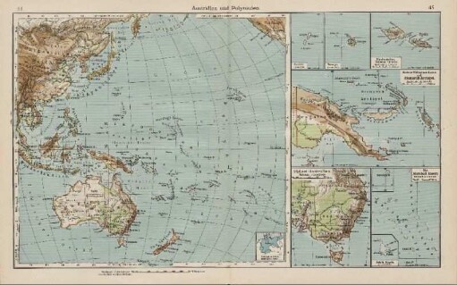 Australien und Polynesien, Saipan, Ponape, Die deutschen Samoa-Inseln, Kaiser Wilhelms-Land und Bismarck-Archipel, Südost-Australien, Die Marshall-Inseln, Jaluit-Inseln