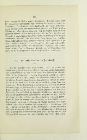 III. Die Julirevolution in Frankreich. 1830