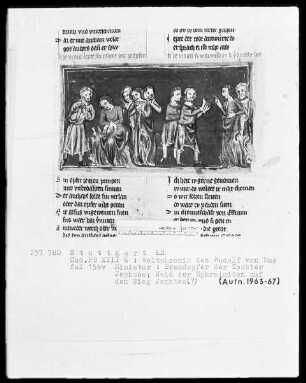 Weltchronik - Bruder Philipp — ---, Folio 1recto-256recto---, Folio 1recto-256rectoBrandopfer der Tochter Jephthas, Folio 156verso