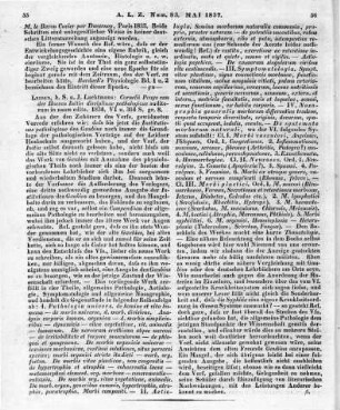 Hoeven, C. P. van der: Cornelii Pruys van der Hoeven Initia disciplinae Pathologicae. Leiden: Luchtmans 1834
