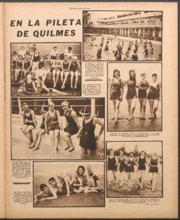 En la pileta de Quilmes [Fotografías]