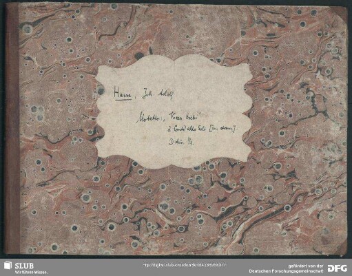Voces erebi furentes - Mus.2477-E-6 : A, strings, bc - D; MülH 176/10, HanH 115