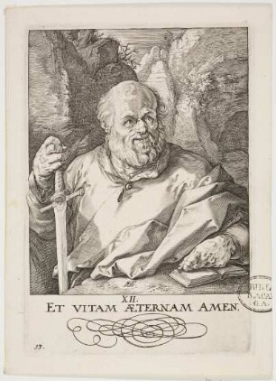 Der heilige Apostel Matthias