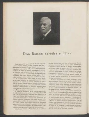 Don Ramón Barreira y Pérez