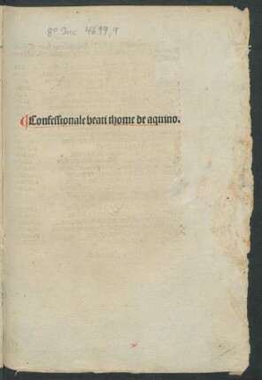 De modo confitendi et de puritate conscientiae.
