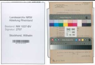 Entnazifizierung Wilhelm Stockhorst , geb. 08.02.1896 (Buchhalter)