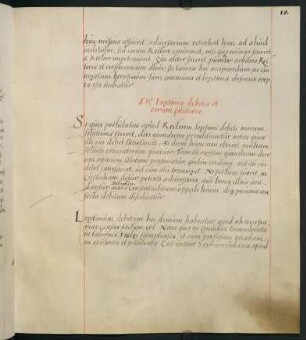 De Legitimis debitis et eorum solutione.