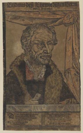 Bildnis des Philippus Melanchthon