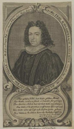 Bildnis des Georgius Fridricus Schnaderbachius