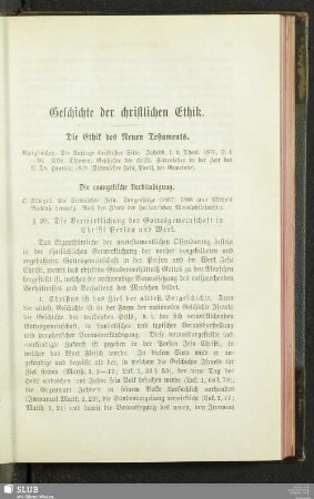 Geschichte der christlichen Ethik
