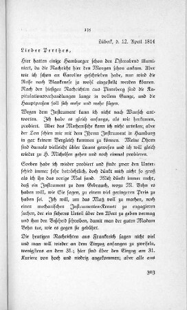 235 Lübeck, d. 12. April 1814