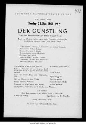 Der Günstling