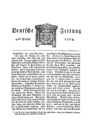 Halberstadt, den 18ten November