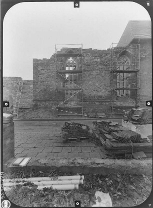 Bernburg (Saale). Ehem. Servitenkloster "Marienknechte" (Erwähnung 1308). Teilansicht