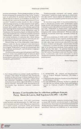 55: Byzance. L'art byzantin dans les collections publiques français : Paryż, Musée du Louvre, Hall Napoleon 6.XI.1992 - 1.II.1993