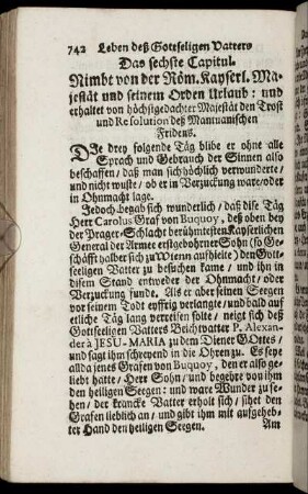 Das sechste Capitul. - Das zehende Capitul.