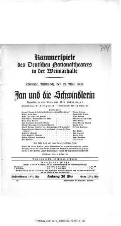 Jan und die Schwindlerin