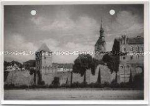 Tangermünde, Roßfurt und Kirche St. Stephan