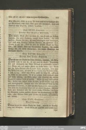 Das XXVIII. Capitel. Probe der Liebe Gottes.