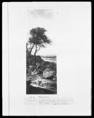 Acht Landschaften für den Palazzo Massimi — Reiter in Landschaft