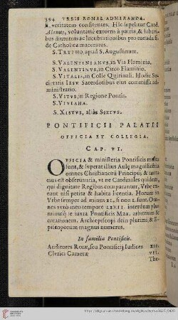 Pontificii Palatii Officia Et Collegia
