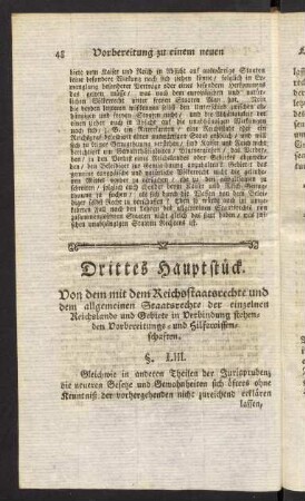 48-52, Drittes Hauptstück.