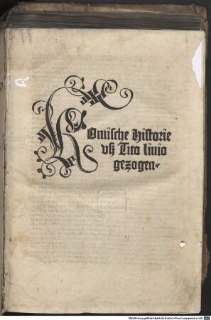 Romische Historie vß Tito Liuio gezogen
