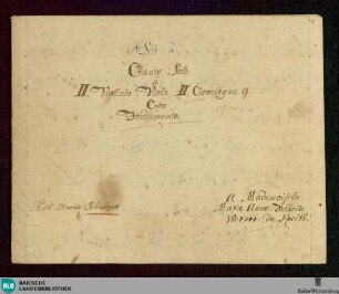 Felix namque es - Don Mus.Ms. 1752 : S, orch, bc; G