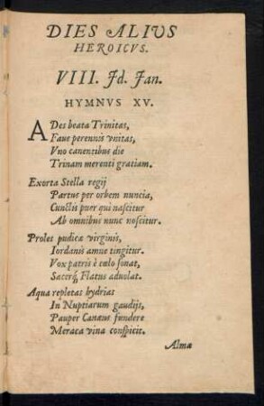 Hymnus XV.