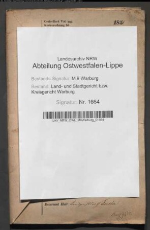 Erblasser: Engemann, Anne Marie, geb. Saaken: