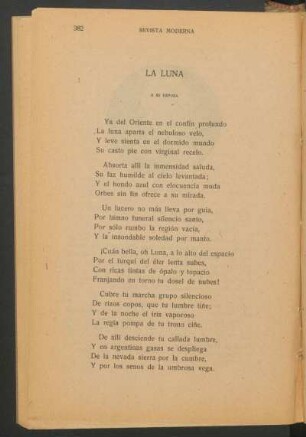 La luna : A mi esposa