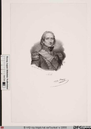 Bildnis Nicolas-Jean de Dieu Soult, 1808 duc de Dalmatie