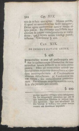 Cap. XIX.- De Immortalitate Animae