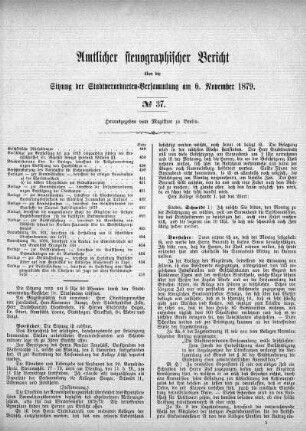 No. 37, 6. November 1879