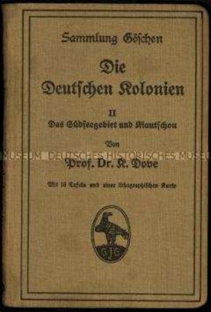 Abhandlung über die deutschen Kolonien in der Südsee und über Kiautschou