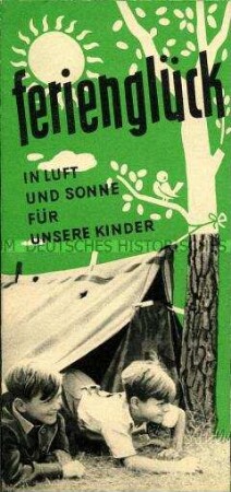 Werbe- und Informationsprospekt für Kinderferienlager