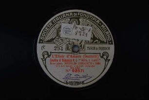 L'elisir d'amore : Cavatina di Dulcamara P.I. "Udite, o rustici" / (Donizetti)