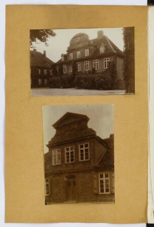 Hotel de Weimar, Ludwigslust. Wohnhaus, Ludwigslust: Ansichten (aus: Skizzen- und Fotoalbum 28)