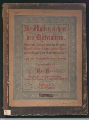 Tafeln: [Die Musterzeichner des Mittelalters] Band Tafeln