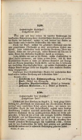 Adressen an den Hochwürdigsten Erzbischof Hermann von Freiburg : aus verschiedenen Theilen der Christenheit aus Anlaß des Badischen Kirchenstreits, 3