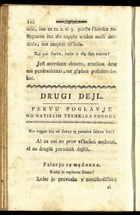 Drugi Dejl. = Zweyter Theil.