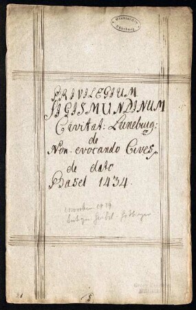 Abschrift zu UAa1 Nr. 2698