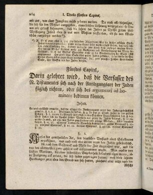 1164-1189, Fuenftes Capitel