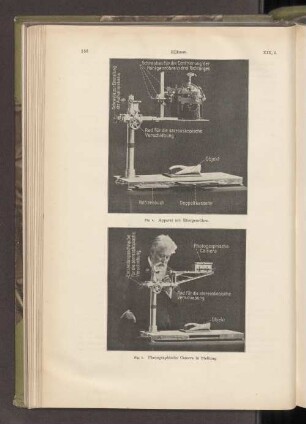 Fig. 5. Photographische Camera in Stellung.