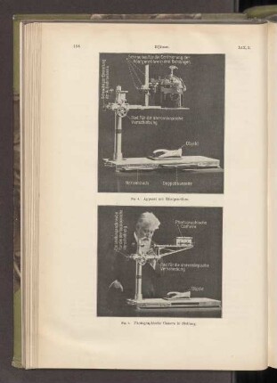 Fig. 5. Photographische Camera in Stellung.