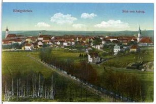Königsbrück. Blick vom Auberg