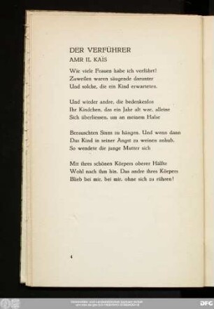 Der Verführer Amr Il Kaïs