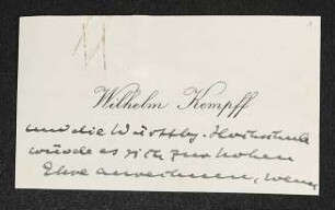 Gedenkfeier für Ferruccio Busoni +27.07.1924