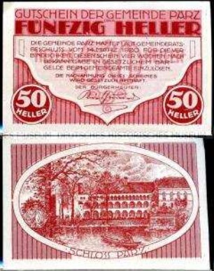 Parz, Oberösterreich 50 Heller