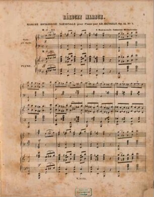 Op. 13, 7. Rakoczy-Marche